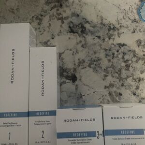 Rodan + Fields Redefine Skincare Collection - White and Blue
